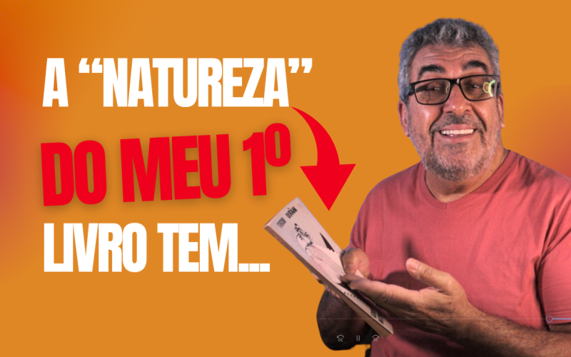 O primeiro livro do autor, Natureza Clandestina