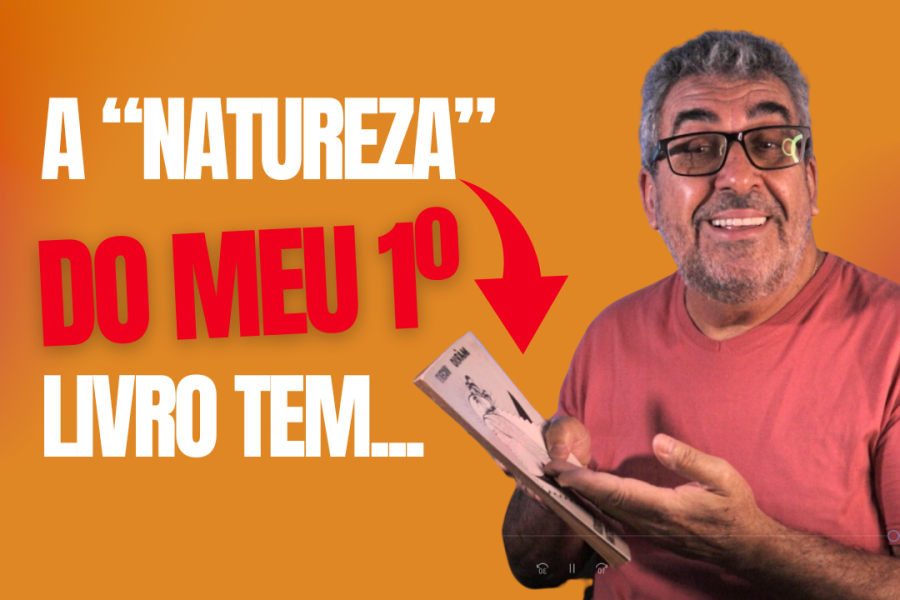 O primeiro livro do autor, Natureza Clandestina
